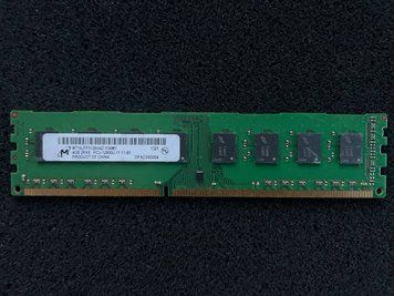 Модуль пам'яті Micron 4GB 2RX8 PC3-12800U-11-11-B1 (MT16JTF51264AZ-1G6M1) Б/В 22_2838747 фото