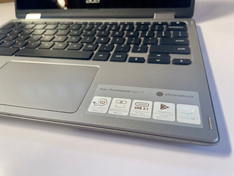 Нетбук Acer Chromebook Spin CP311-1H-C5PN x360, Intel Celeron N3350, 4 GB, 32 GB, Intel HD Graphics 500, 1518x853, IPS / Touch 3391196 фото