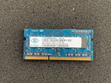 Модуль пам'яті Nanya 2GB 1Rx8 PC3-12800S-11-10-B2 (NT2GC64B88G0NS-DI) Б/в 46_2838746 фото