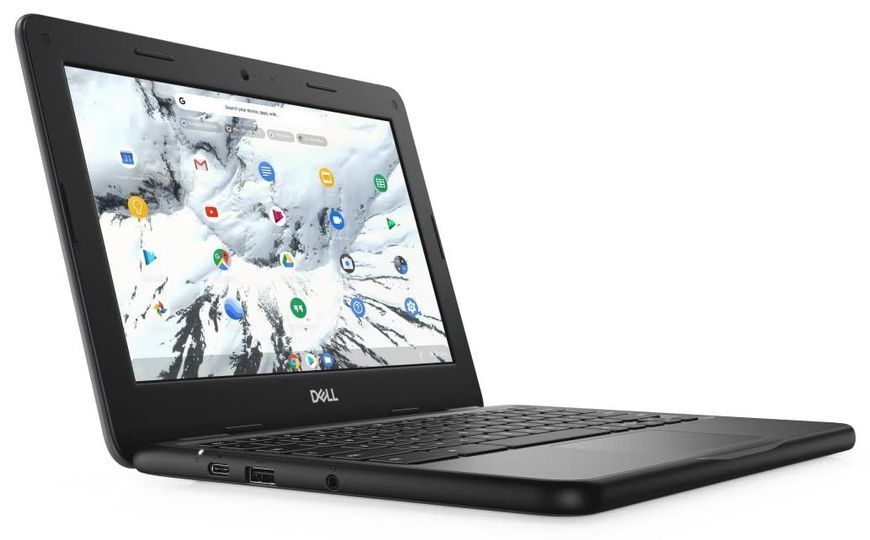 Ноутбук Dell Chromebook 3100  11.6* 2-ядерний Intel Celeron N4020, 4 GB DDR4  32 GB, Intel HD Graphics 500, 1518x853, IPS / Chrome os/  Б.В 8944998 фото