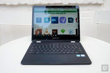 Ноутбук Samsung ChromeBook Pro XE510C24 HM603 Чорний / 12.3 Touchscreen / Intel Core m7-6Y75 / RAM 4GB / SSD 64GB / Intel HD Graphics 515 Б/В 8944992 фото