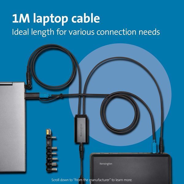 Док станція Kensington 60W USB-A Power Splitter for USB C/A Hybrid Docking Stations (K38310NA) 8589638310 фото