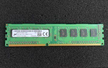 Модуль пам'яті Micron 4GB 1Rx8 PC3L-12800U-11-13-A1 (MT8KTF51264AZ-1G6E1) Б/В 301192025 фото