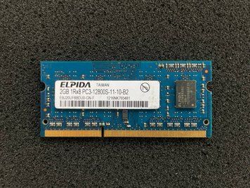 Модуль пам'яті Elpida 2GB 1Rx8 PC3-12800S-11-10-B2 (EBJ20UF8BDU0-GN-F) Б/в 57_2838746 фото