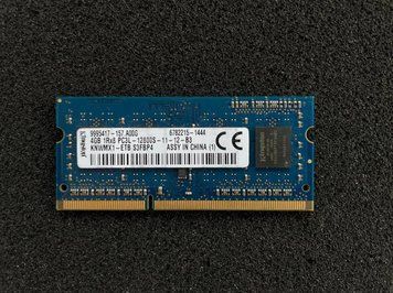 Модуль пам'яті Kingston 4GB 1Rx8 PC3L-12800S-11-12-B3 (KNWMX1-ETB S3FBP4) Б/в 58_2838746 фото