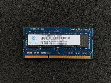 Модуль пам'яті Nanya 4GB 1Rx8 PC3L-12800S-11-12-B4 (NT4GC64C88B1NS-DI) Б/в 59_2838746 фото