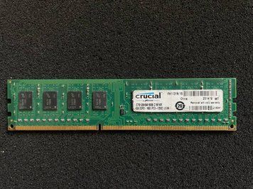 Модуль пам'яті Crucial 4GB DDR3-1600 (PC3-12800) UDIM (CT51264BA160B.C16FKR) Б/В 46_2838747 фото