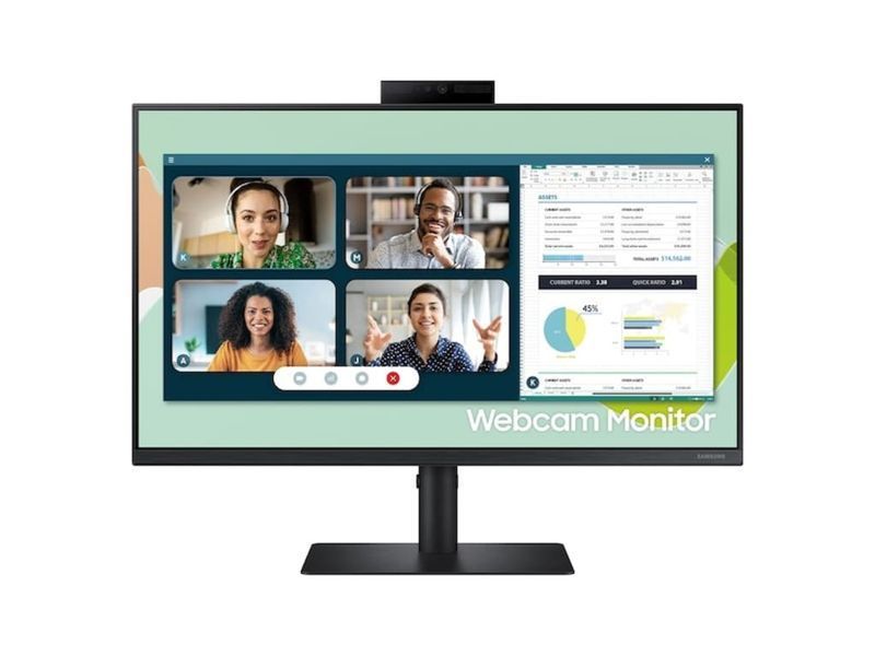 Монітор Samsung S24A400VEN - 24"/ Built-In Webcam 24" (1920x1080) 75Hz IPS 5ms (GtG) Б.В 221-32122322 фото