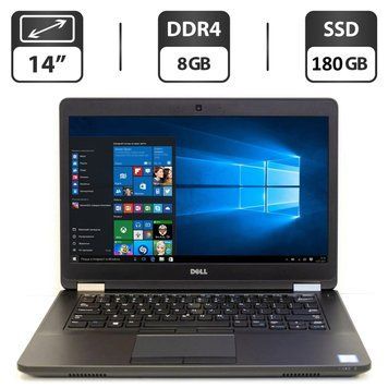 Ультрабук Dell Latitude E5470 / 14" (1366x768) TN / Intel Core i5-6300U (2 (4) ядра по 2.4 - 3.0 GHz) / 8 GB 1907215480-2661 фото
