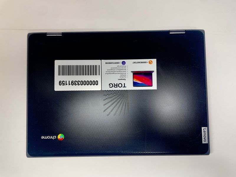 Нетбук 11.6" Lenovo Chromebook 300e 2nd Gen AST x360, AMD A4-9120C 4-core (1.1 - 2.4 ГГц), 4 GB DDR4, SSD EMMC-32 GB, 1518x853, IPS / Touch 1_3391159 фото