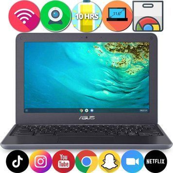 Нетбук Asus Chromebook C202SA 11.6" N3060 1.6GHz 4GB RAM (C202SA-YS02) Б/У 2005400985-2661 фото