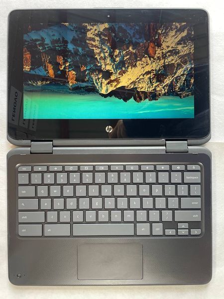 Нетбук HP ChromeBook x360 11 G1, Intel Celeron N3450, 4 GB, 32 GB, Intel HD Graphics 500, 1518x853, IPS / Touch 2661 фото