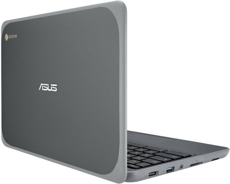 Нетбук Asus Chromebook C202SA 11.6" N3060 1.6GHz 4GB RAM 16GB eMMC SSD Black (C202SA-YS02) 3558438-12 фото