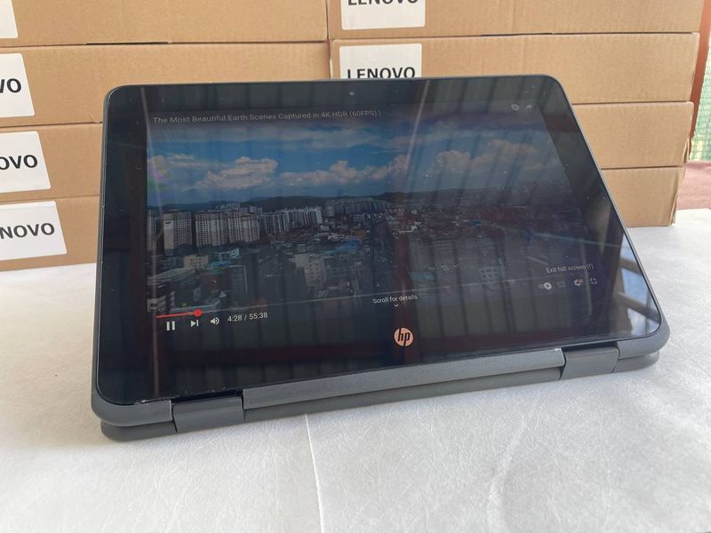 Нетбук HP ChromeBook x360 11 G1, Intel Celeron N3450, 4 GB, 32 GB, Intel HD Graphics 500, 1518x853, IPS / Touch 2661 фото