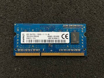 Оперативна пам'ять для ноутбука Kingston 4GB 1Rx8 PC3L-12800S-11-13-B3 (TSB16D3LS1MNG/4G) Б/В 3011920 фото