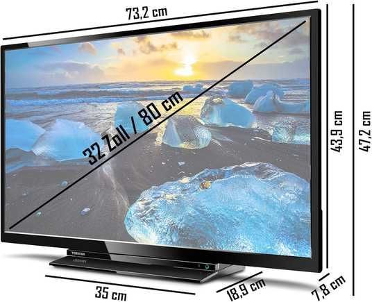 Телевізор Toshiba 32L3163DAS Full HD/Smart TV/LED 32