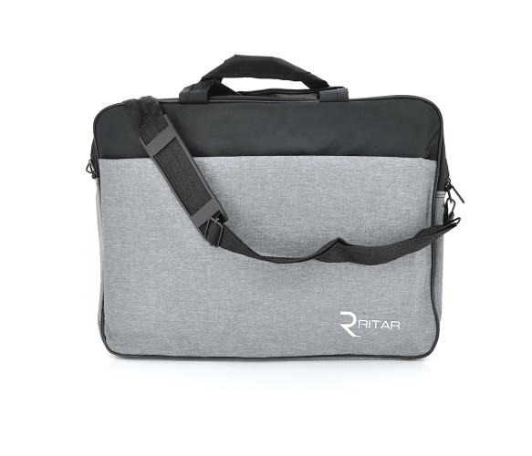 Сумка для ноутбука Ritar 15.6" джинсовая ткань, Gray-black 467656-3421 фото